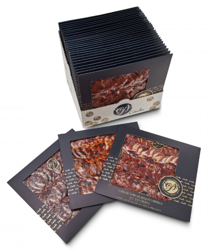 Lomo ibérico, chouriço e salchichón
