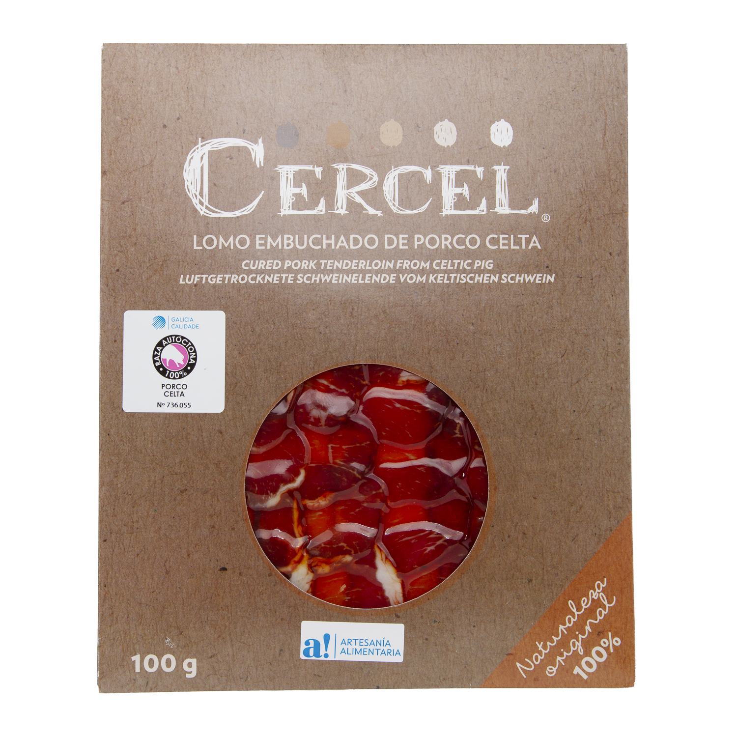 Lomo de porc séchée Celta